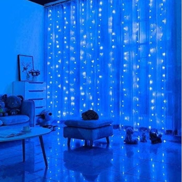 Светеща Led завеса-300х300 см/светлинен водопад