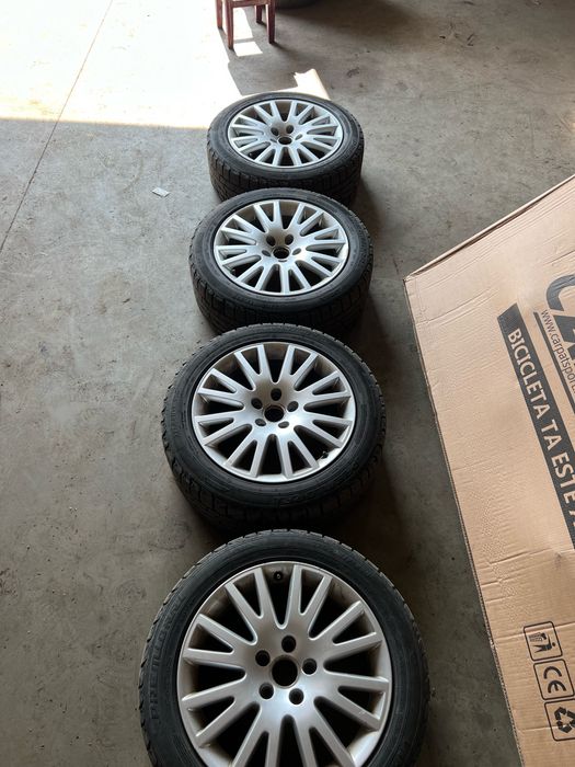 Jante cu cauciucuri iarna 225/55/17 Audi