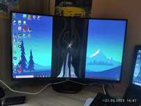 Monitor Dell curbat, defect