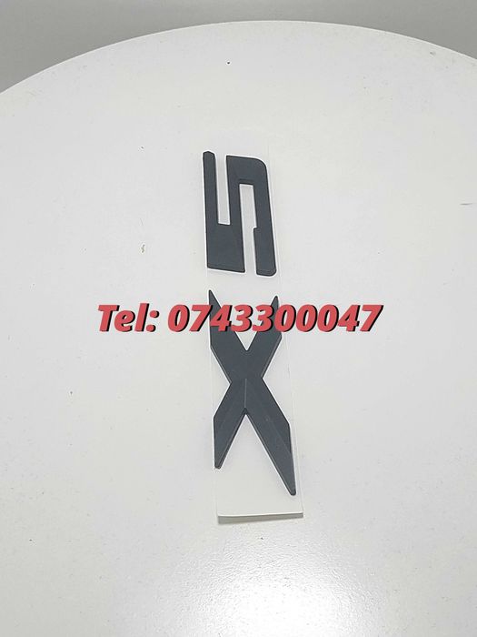 Emblema Abs Bmw X5 Negru Mat Pentru Portbagaj