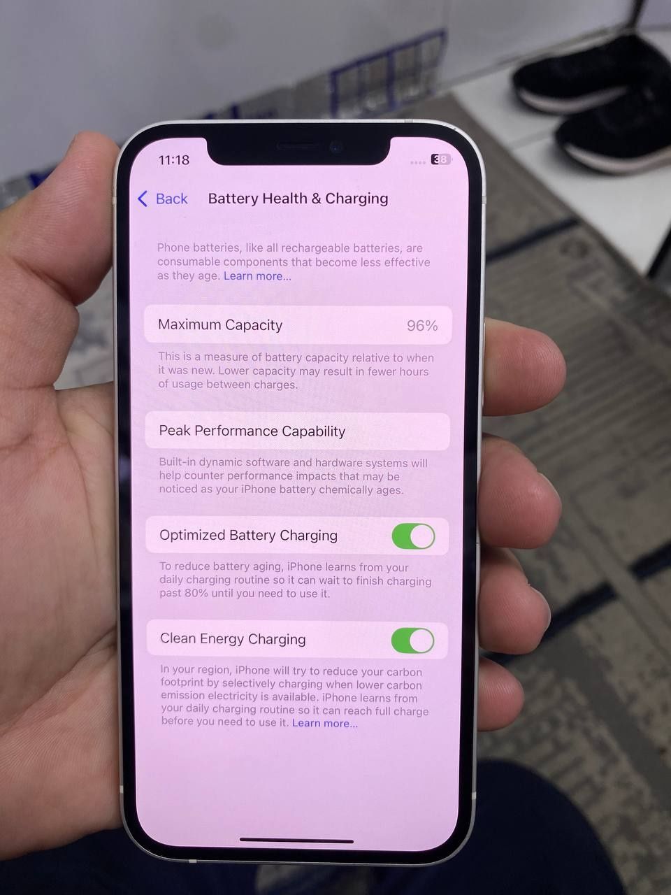 IPhone 12 128Gb battery 96%
