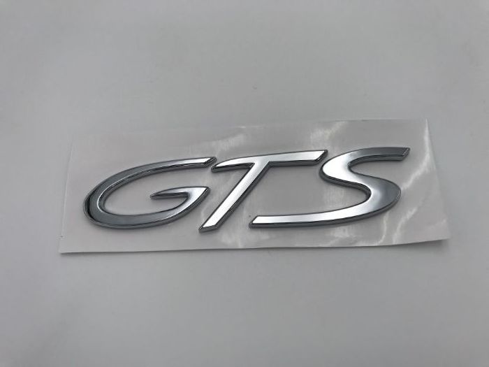 Emblema Porsche GTS crom