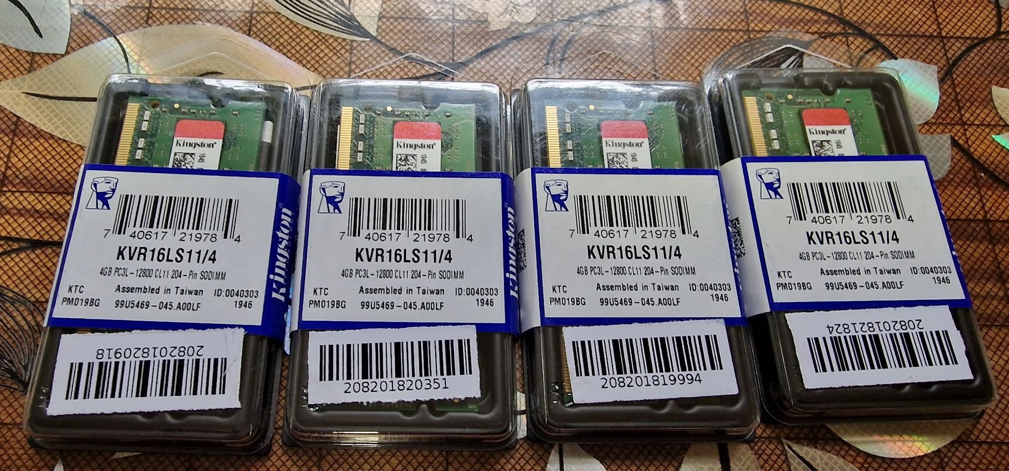 Озу для ноутбуков. Ddr3- 4gb