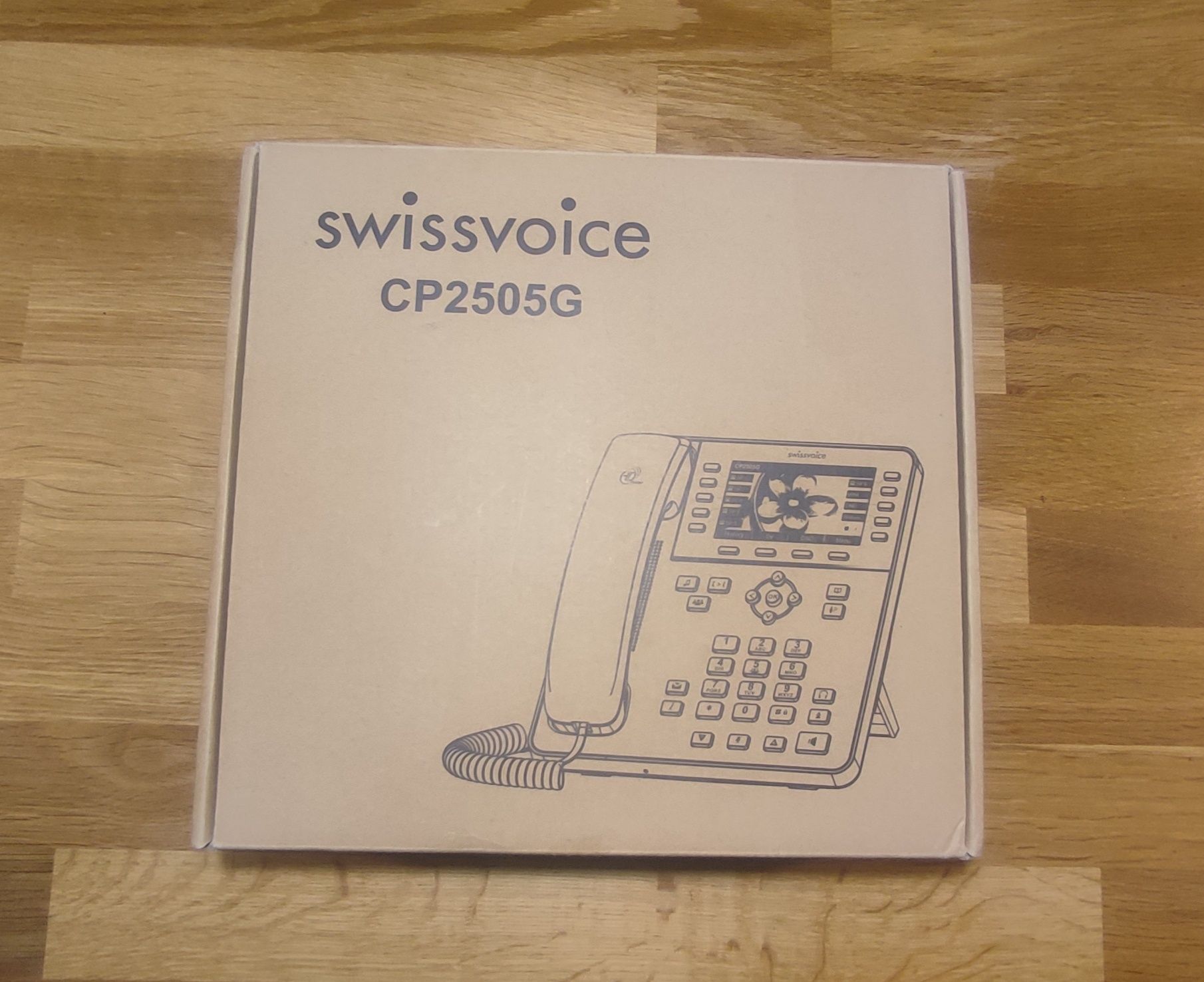 Telefon IP, Telefon VOIP - SWISSVOICE CP2505G Color