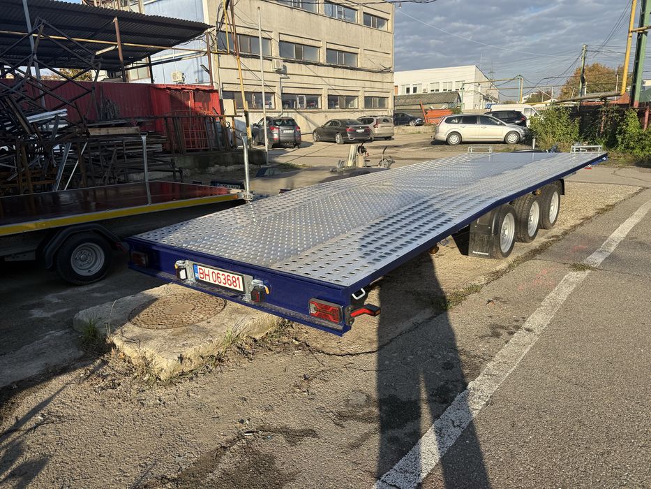 Remorca Platforma Auto 6.5X2.2 M util, 3500 KG , 3 axe, 2025
