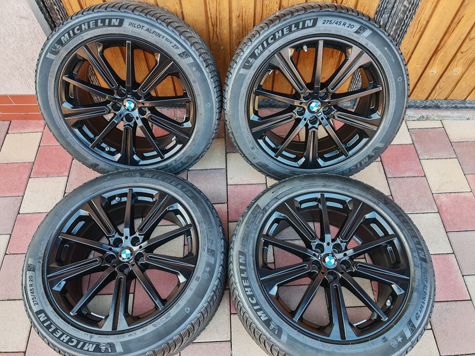 Jante BMW originale M-pachet X5-X6 275 45R20 Michelin iarnă
