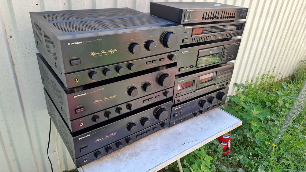 amplificator sony 5x100w statie technics pioneer blue line
