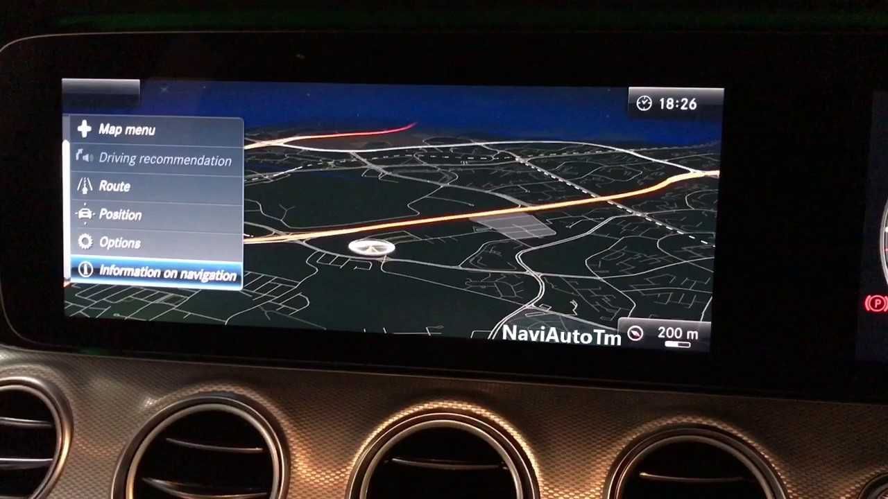 SD Card Mercedes E Class W213 C W204 AUDIO 20 MAP map NTG 5.5
