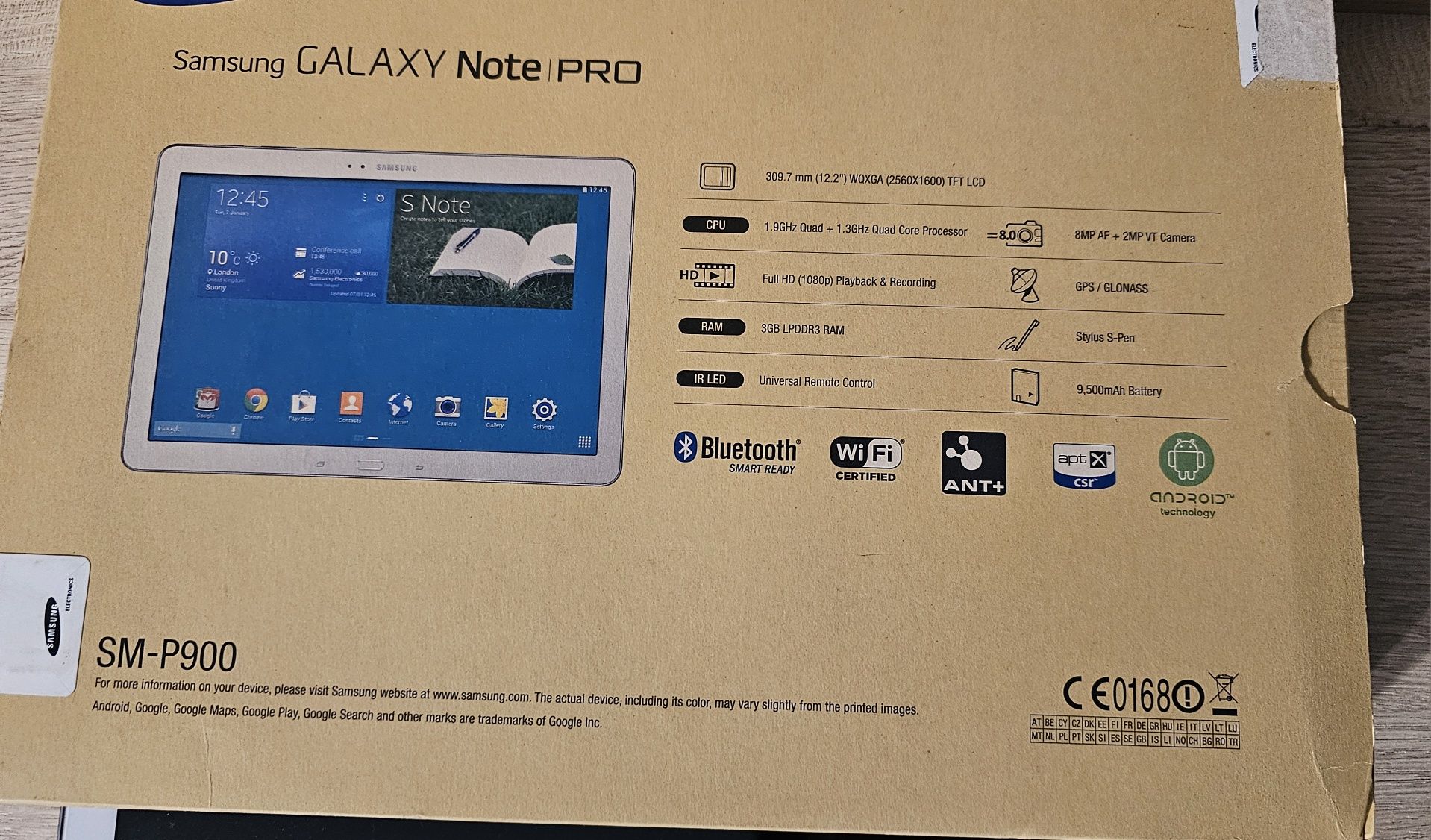 Tableta samsung galaxy note pro