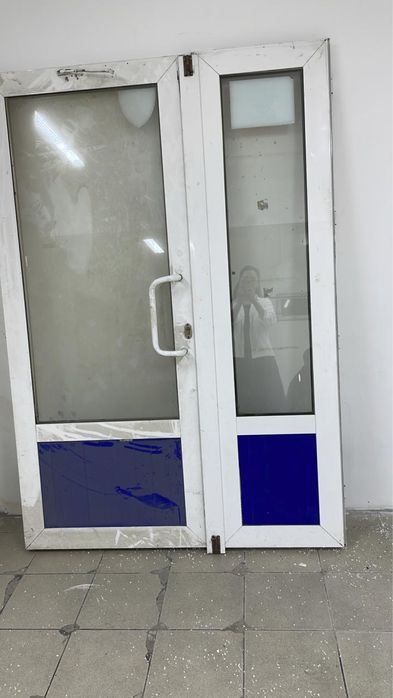 Двери  наружные алюминий