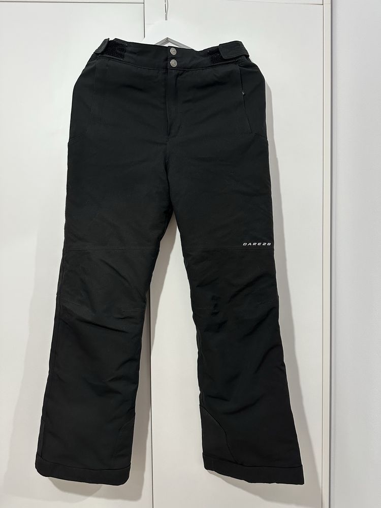 Pantaloni ski/snowboard DARE2B copii 14 ani negri, membrana 15000 mm