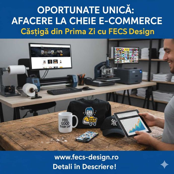 Afacere la Cheie – Magazin Online + Echipamente + Stoc Produse