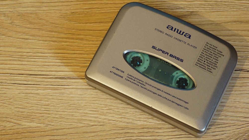 Radio casetofon stereo portabil AIWA HS-RX118 - functional