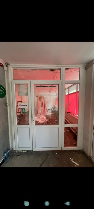 Пластиковая дверь