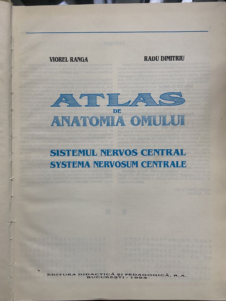 Atlas de neuroanatomie Viorel Ranga