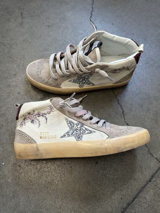 Sneakers GOLDEN GOOSE MID STAR, Noi, Originali