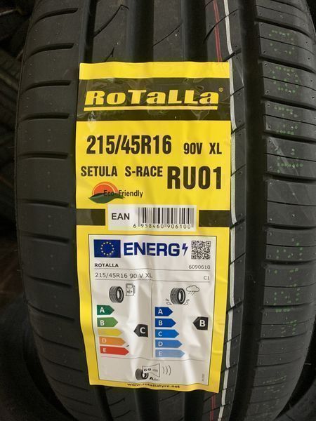 Нови летни гуми ROTALLA SETULA S-RACE RU01 215/45R16 90V XL НОВ DOT