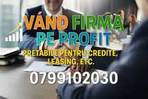 Vand firma cu profit SRL fara datorii, pretabila pt licitatii, leasing