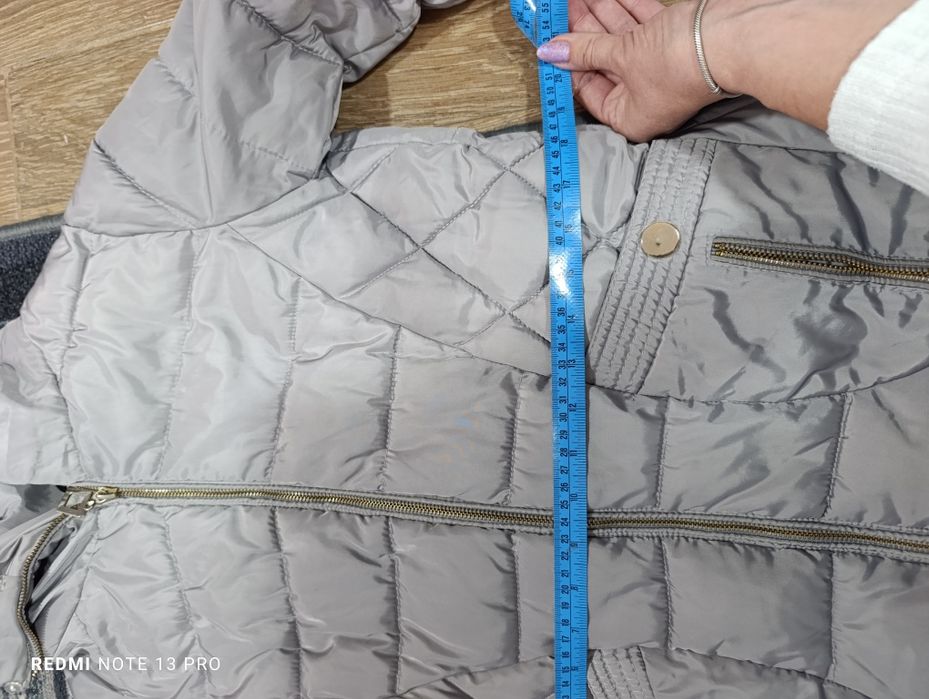 Geaca iarna moderna gri