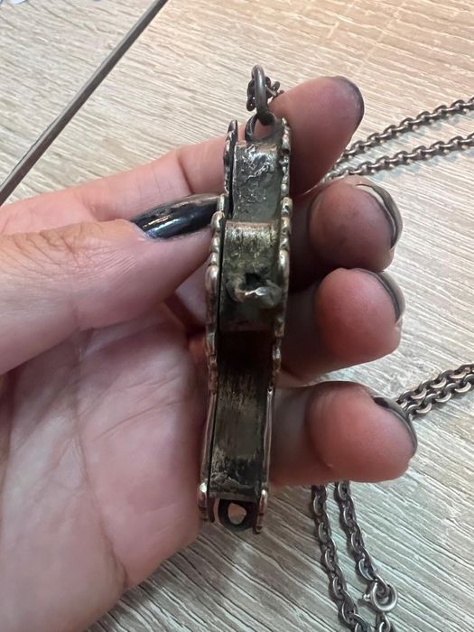 Cruce argint Engolpion Rusia anii 1800