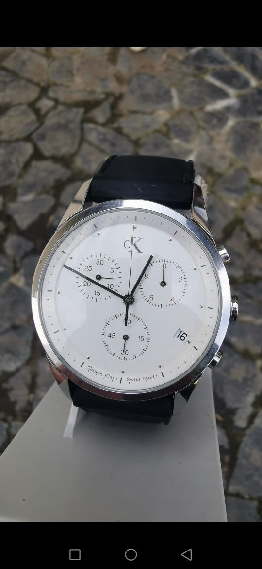 Ceas Kelvin Klein Chronograph - Elvețian - ETA 4 rubine - 41 mm