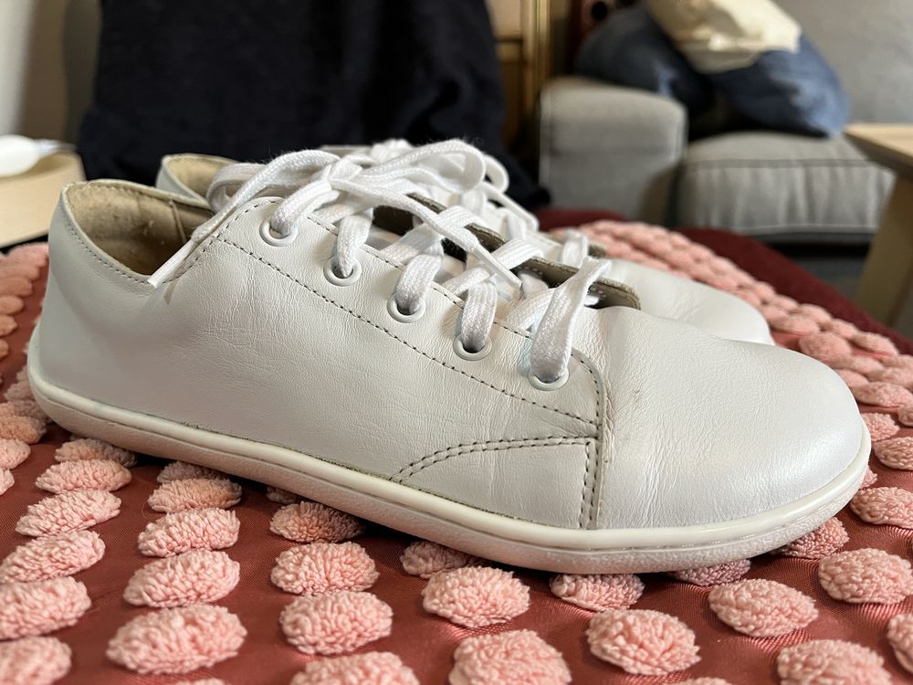 Adidasi stil Barefoot damă, Be Lenka Prime 2.0 alb, nr 39