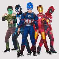 Детски костюм Спайдърмен , Капитан Америка , Хълк , Железният човек