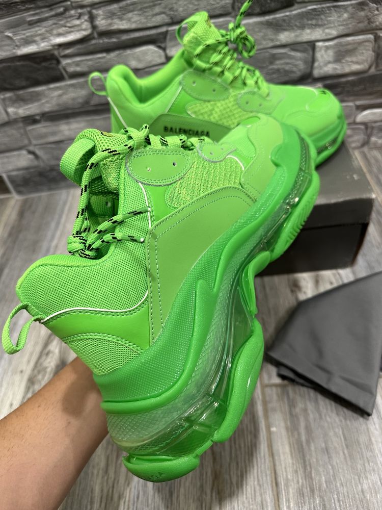 36-45 Balenciaga Triple S Green