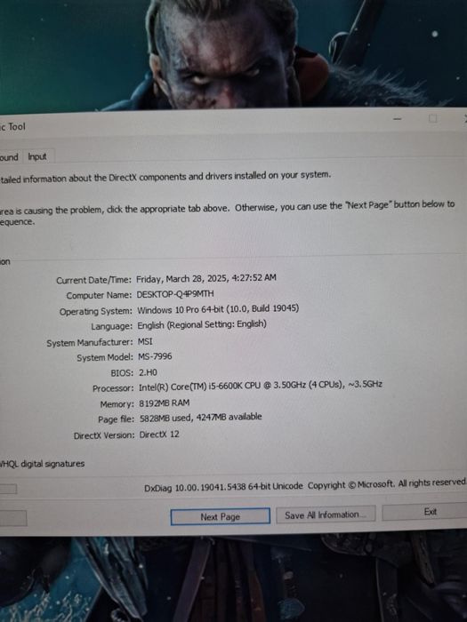 Calculator gaming i5 6600k, ssd,8g ram ,video 4 g, gta5