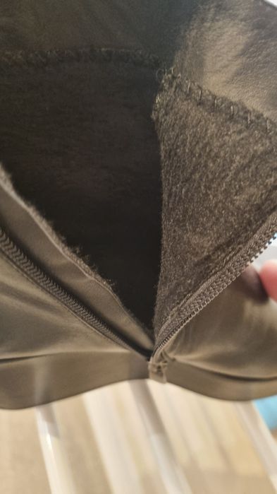 Botine piele dama  cu platforma 36