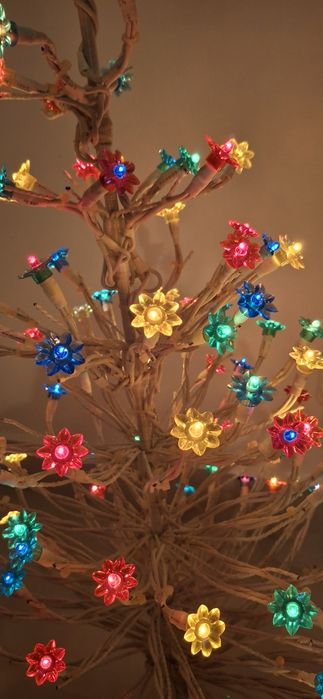 Brăduț de Crăciun  cu luminițe