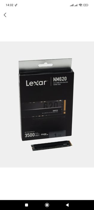 SSD Lexar NM620 M2 NVMe 256gb maʼlumot saqlash uchun