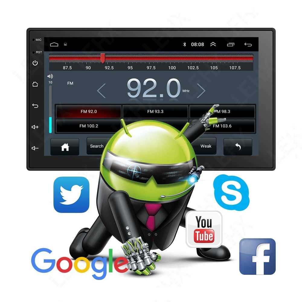 Универсална мултимедия за кола с GPS и Android