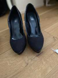 Pantofi nunta negri eleganti