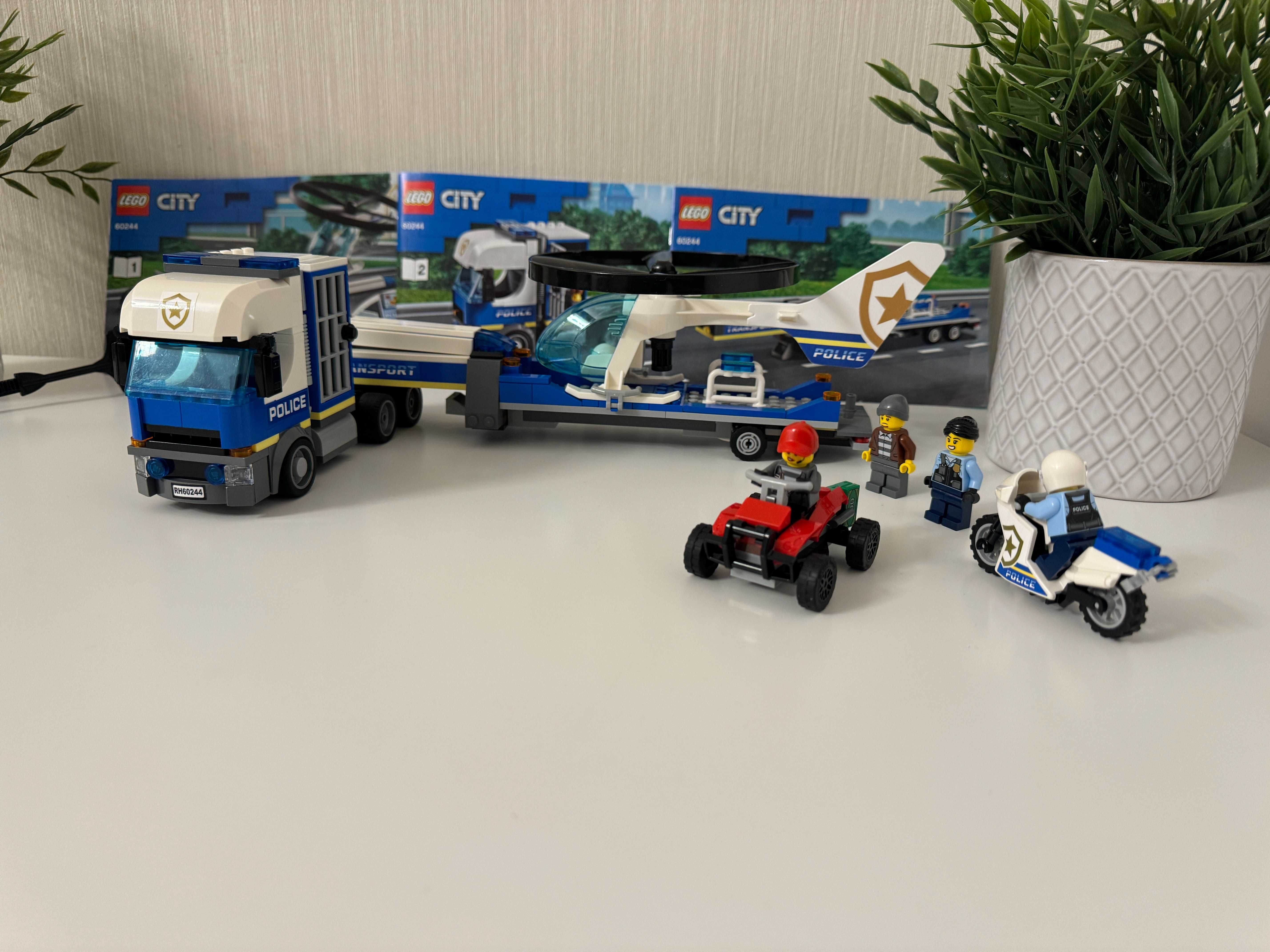 LEGO City Police - Transportul elicopterului de politie 60244