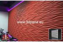 Декоративни 3D панели - 3д гипсови панели, облицовки за стени 0058