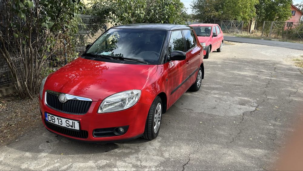 Skoda Fabia 2 – 2008 • 1.4 TDI • Roșie •