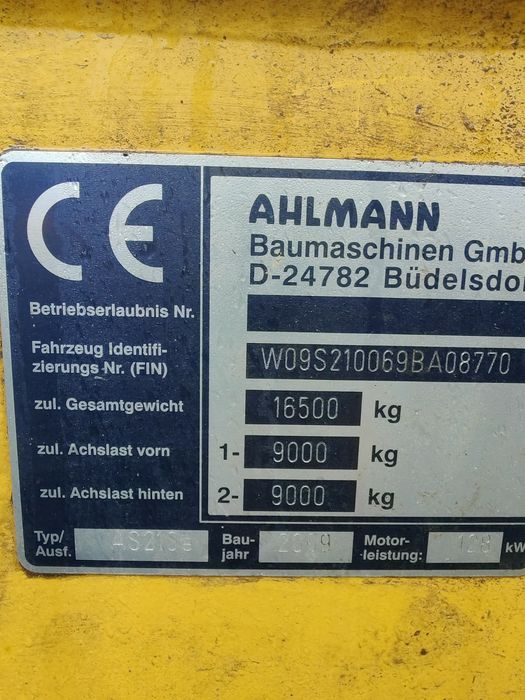Ahlmann AS 210 an 2009 16 tone !