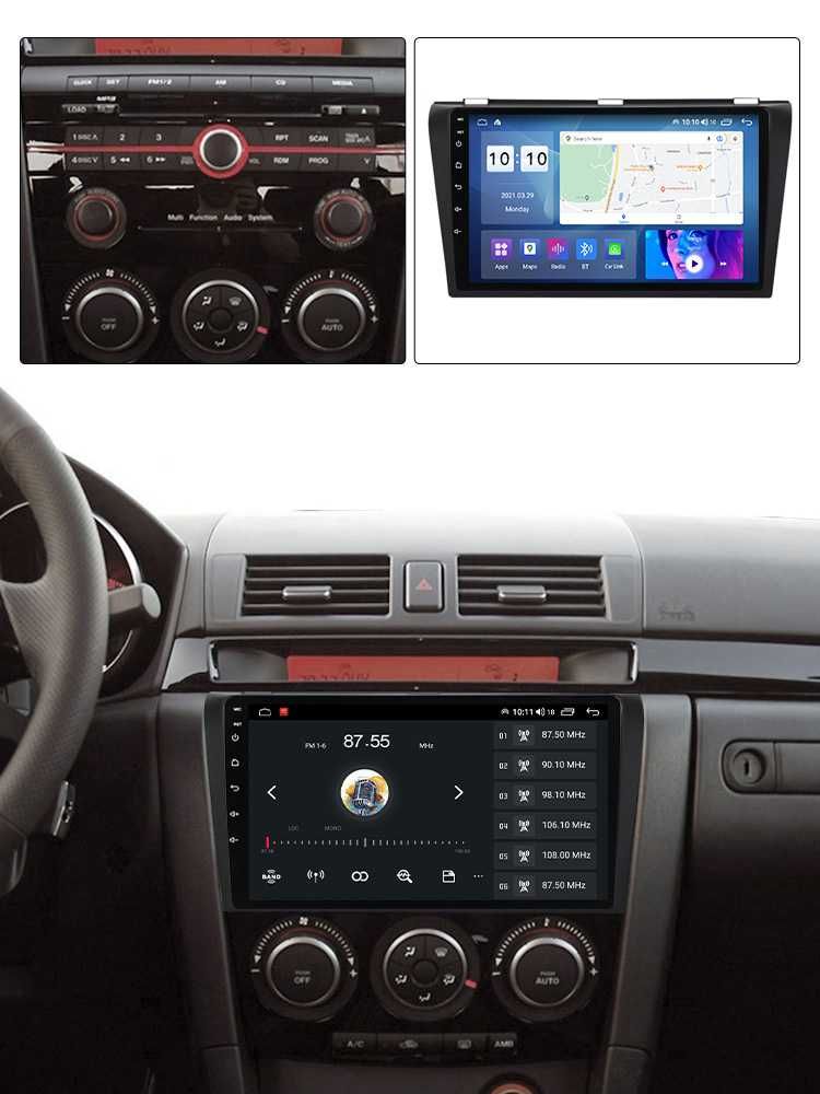 Navigatie dedicata Mazda 3 2004-2009, 2GB RAM 32 ROM, Android 13