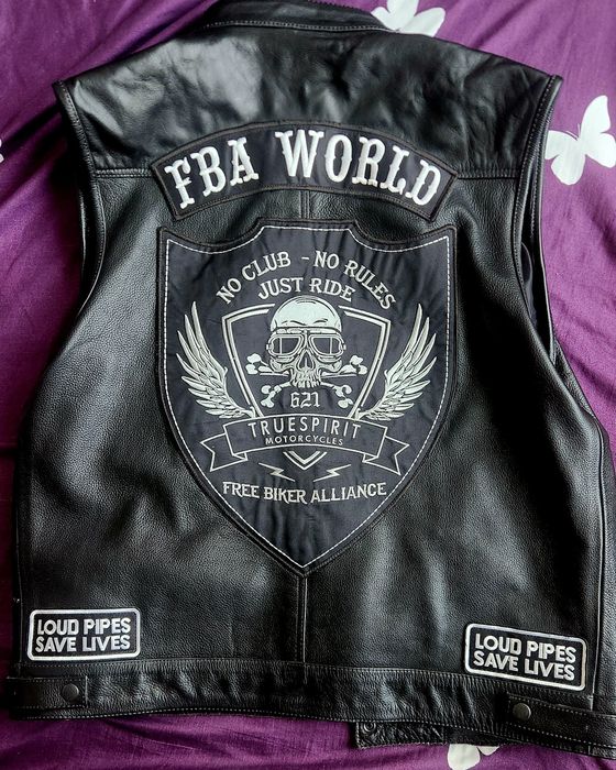 Vestă moto patch FBA World
