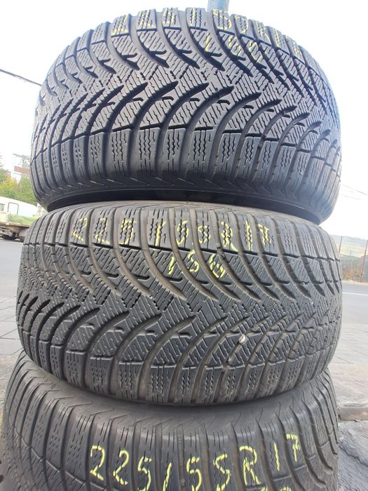 4 anvelope iarna 225/55r17 Michelin Montaj Gratuit