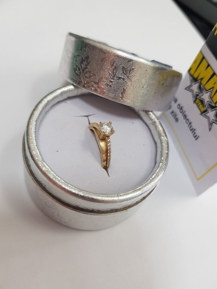 Inel logodna 14k(cdc)staramanet