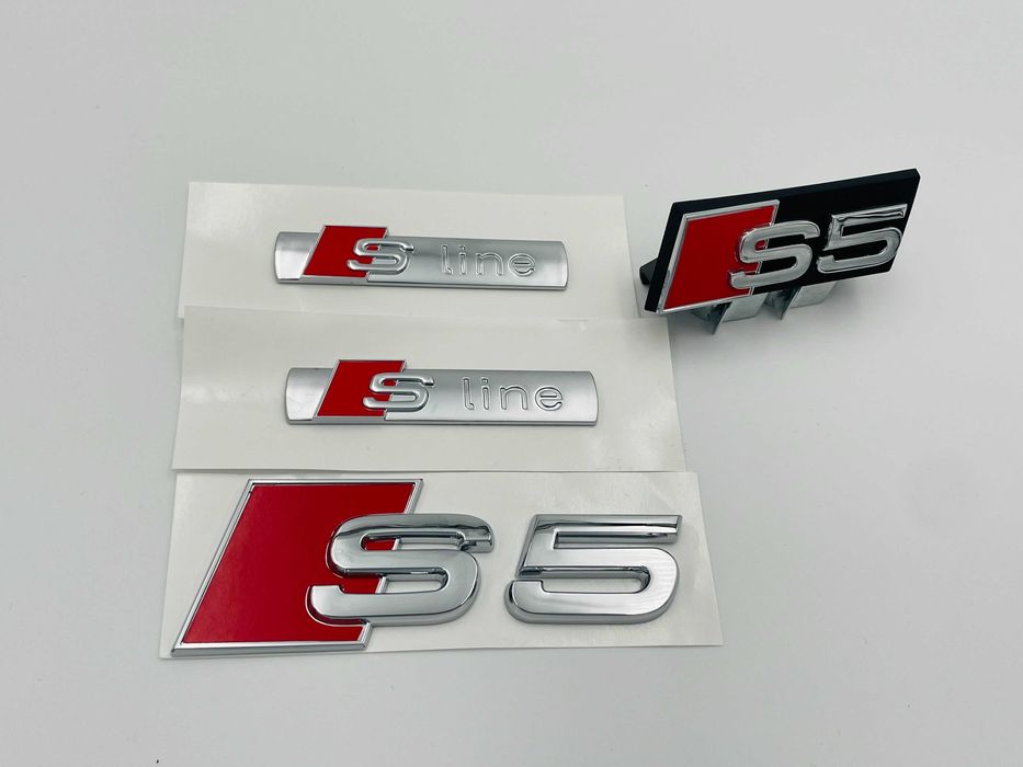 Set embleme compatibile Audi S5 A5 s-line
