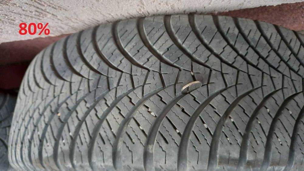 set jante tabla cu anvelope All season 185/60/R15