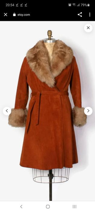 Haină damă din piele și blană naturale