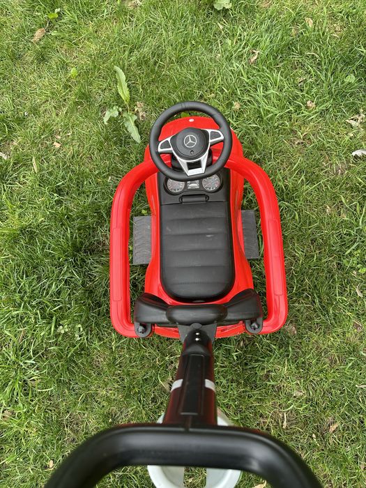 Masinuta 3 in 1 pentru copii, Mercedes AMG Red, Milly Mally