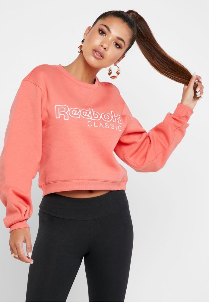 НОВ Reebok Classics Fleece Sweatshirt ОРИГИНАЛЕН дамски суичър- р.Л