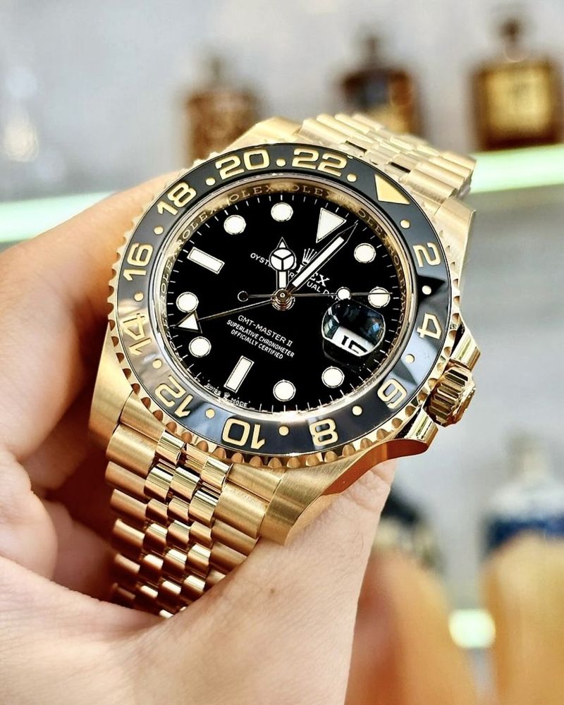 rolex gmt - master ll black dial 40 mm