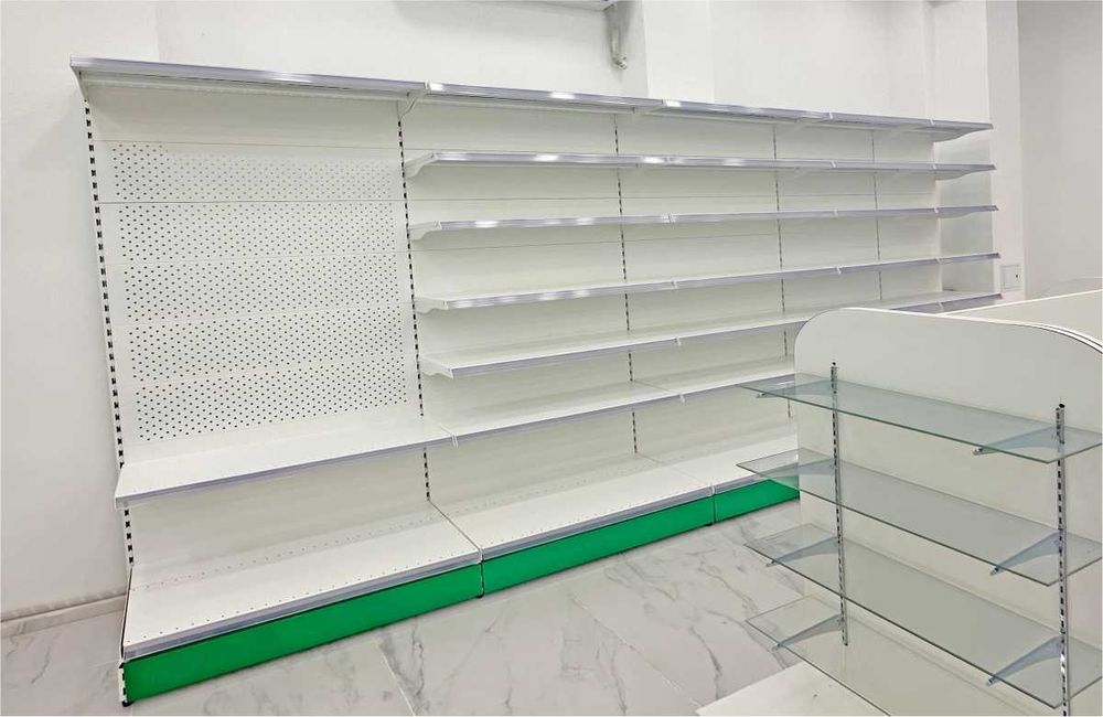 Prefabrik tokchalar. Торговые стеллажи из металла