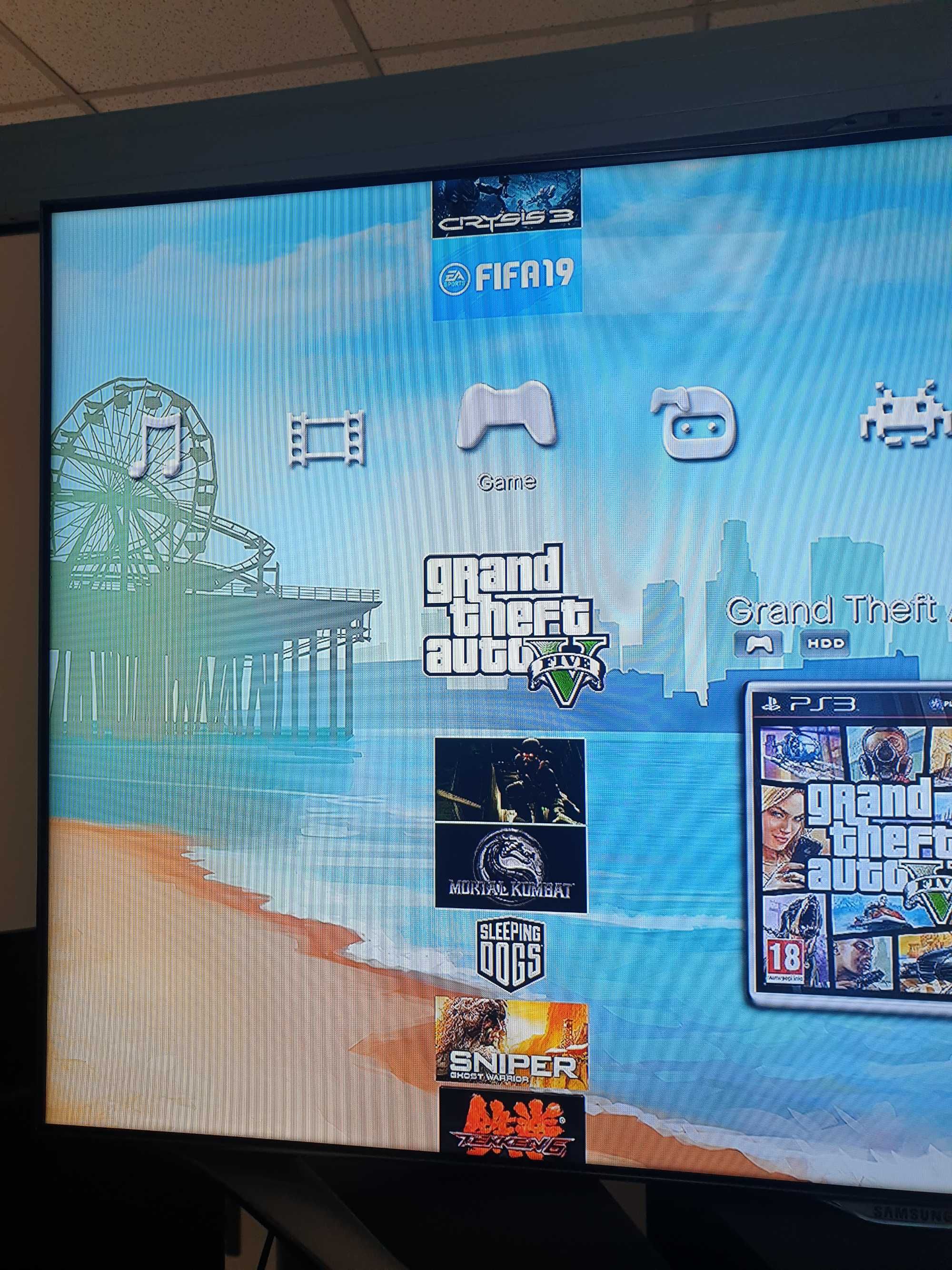 PlayStation 3 500GB /ps3 с два джойстика и игри
